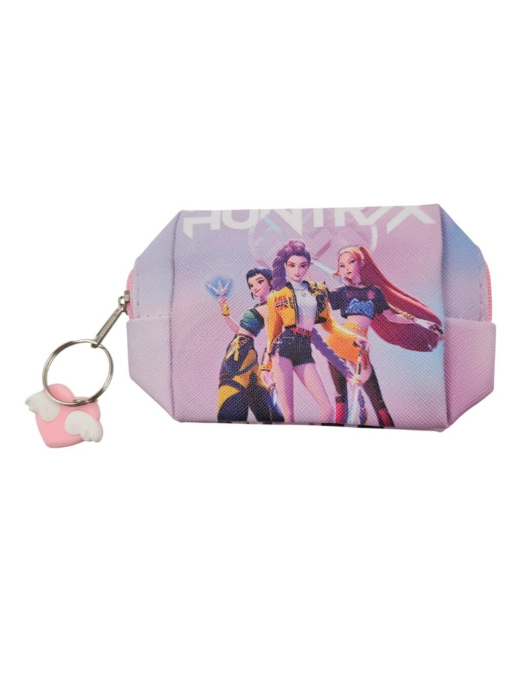 Kpop Demon Hunter Coin Purse Set of 12 Heart Charm Pastel Change Pouch NWOT - Picture 2 of 10